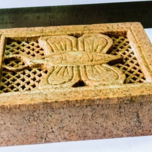 Handcrafted Soapstone Jewelry Box