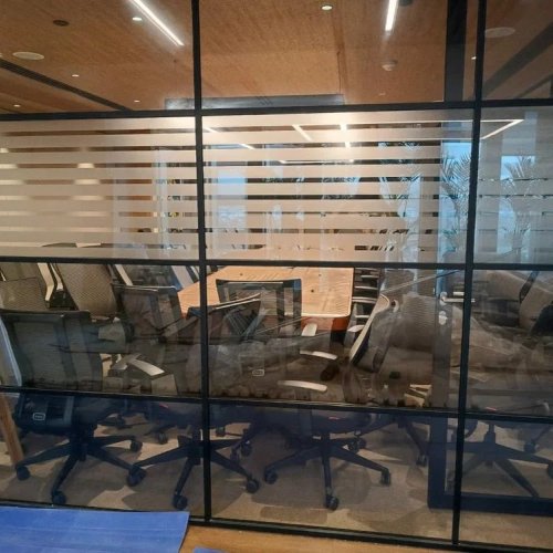 Slimline Glass Partition