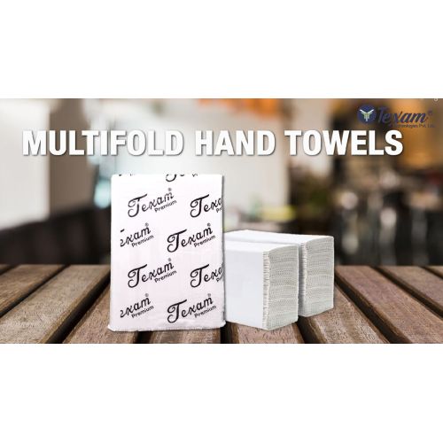 25 to 40 GSM M-Fold Paper Hand Towel