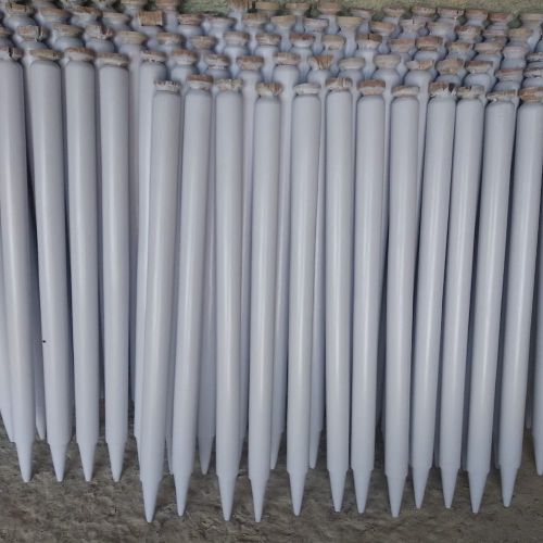 Wooden White Cricket Stumps