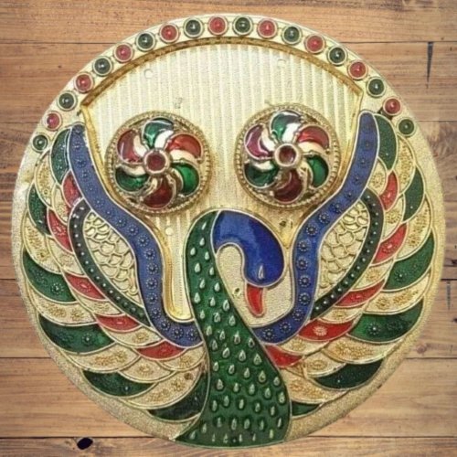 Acrylic Designer Haldi Kumkum Thali