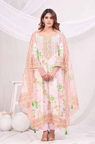 Ladies Cotton Designer Suit