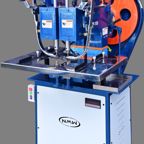 Double Head Eyelet Punching Machine