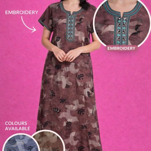 Alpine Nighty with Embroidery