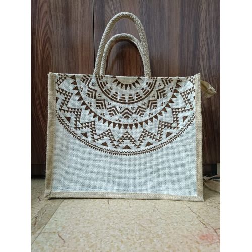 Designer Printed Jute Bag