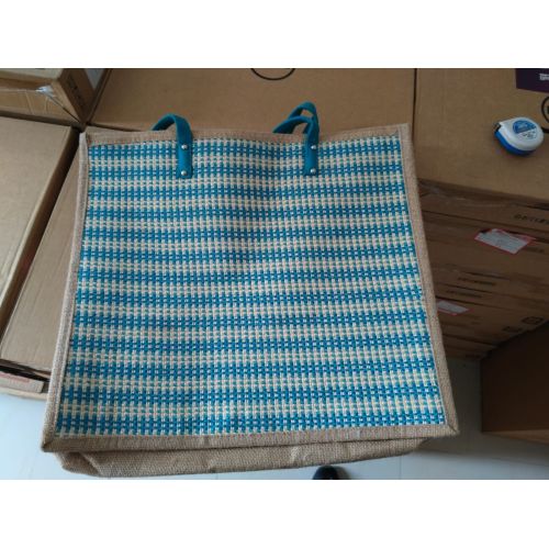 Eco Friendly Printed Jute Shopping Bag