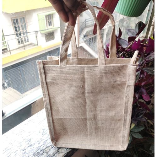 Plain Natural Jute Carry Bag