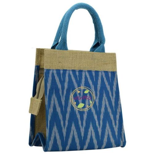 Reusable Printed Jute Tote Bag