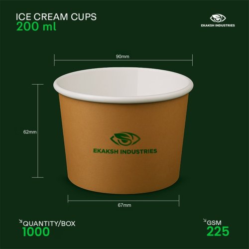 200ml Paper Ice Cream Cup