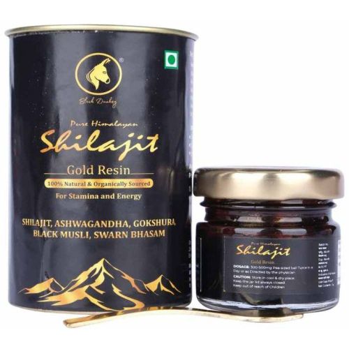 Black Dunkey Pure Himalayan Shilajit Gold Resin