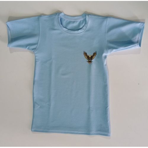 Kids Round Neck Polyester T Shirt
