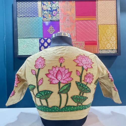 Handpainted Embroidered Blouse