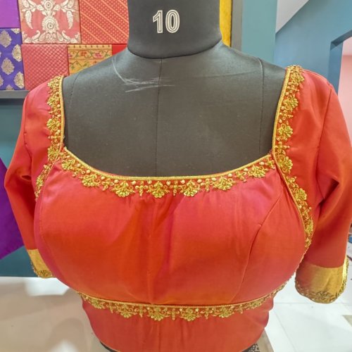 Silk Embroidered Blouse