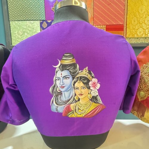 Tanjore Handpainted Blouse