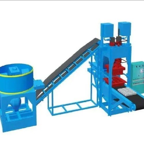 4 Bricks Automatic Fly Ash Bricks Machine