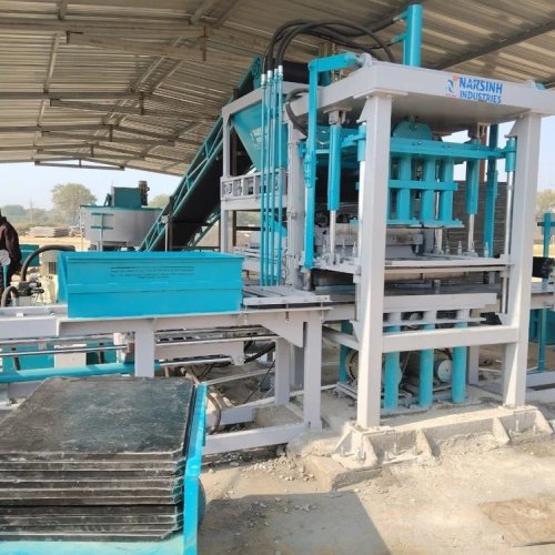 Fully Automatic Concrete Block Making Machine