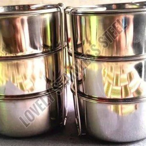 3 Layer Stainless Steel Lunch Box