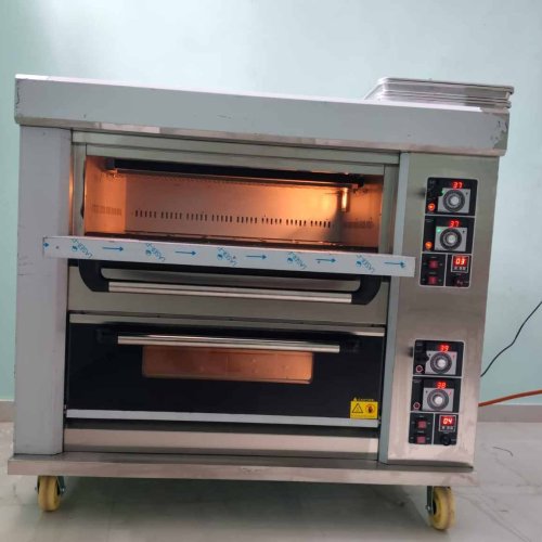 4 Tray Double Deck Oven