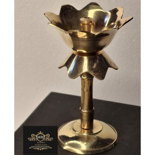 Brass Kamal Stand Diya