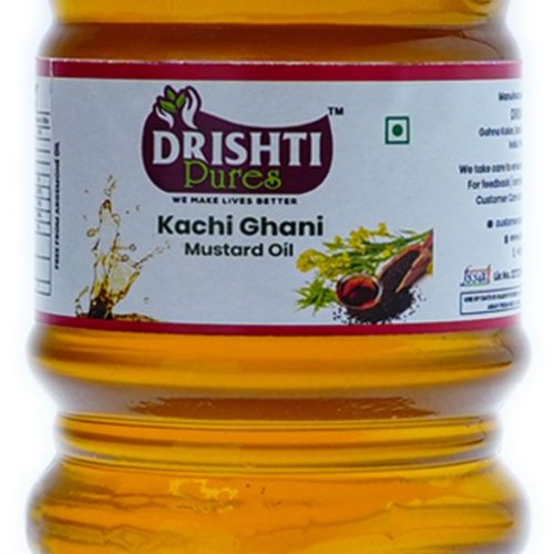 200ml Kachi Ghani Mustard Oil Bottle