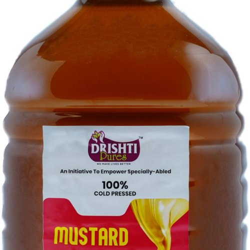 5 Litre Cold Pressed Mustard Oil