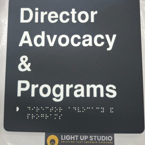 Custom Braille Signage
