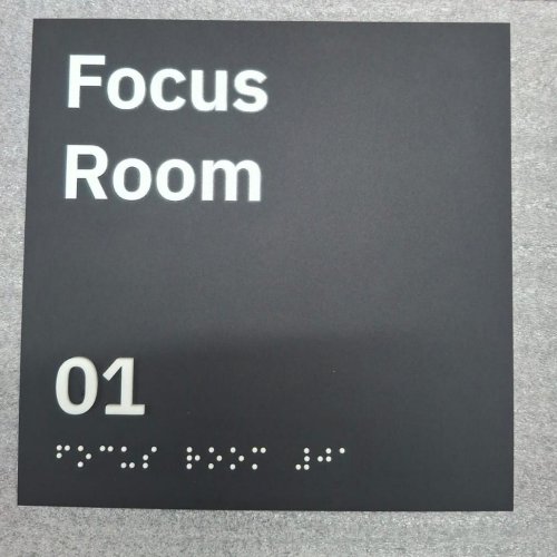 Outdoor Braille Signage