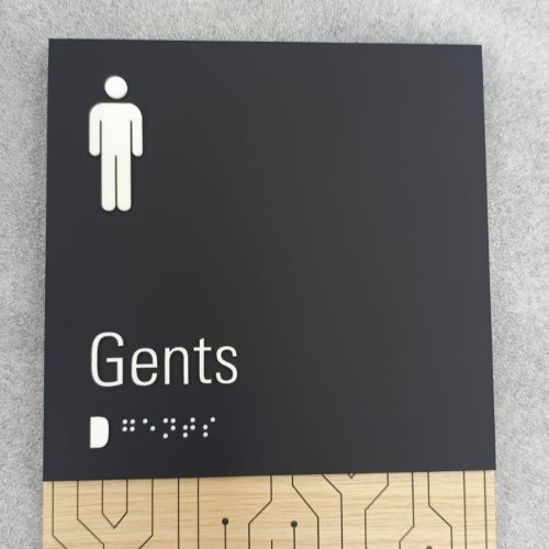 Room Braille Signage