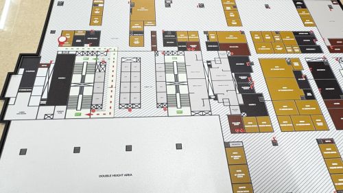 Yellow Fire Evacuation Plan Signage