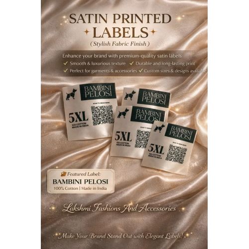 Printed Satin Labels