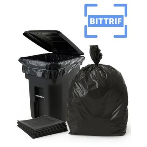 Black Plastic Garbage Bag