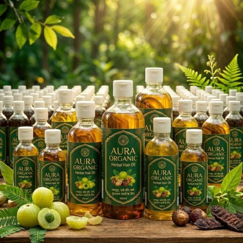 Aura Organic Herbal Hair Oil
