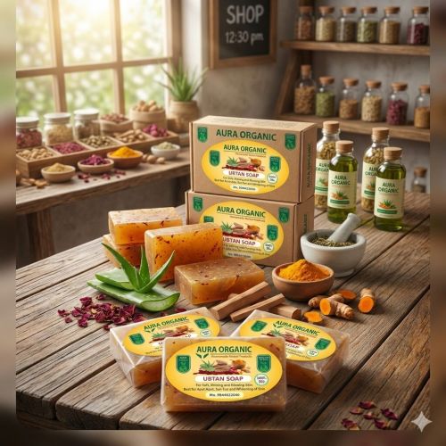 Aura Organic Ubtan Soap