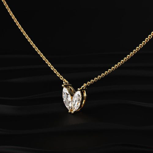 Diamond Pendant Set