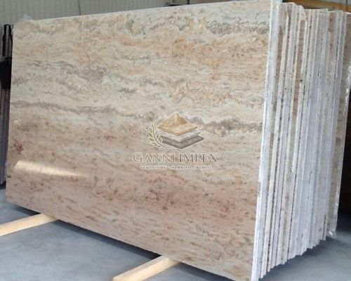 Ivory Brown Granite Slab