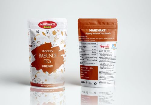 160 Gm Man Shakti Jaggery Basundi Tea Premix