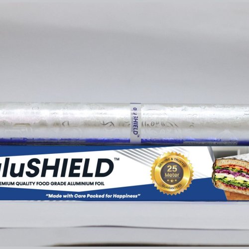 Alushield Blue 25 Meter Aluminum Foil Rolls
