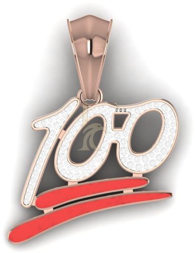 100 Sign 0.66 CT Diamond Hip Hop Customized Pendant