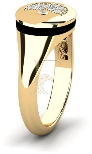 9K Rose Gold Pinky Eroce Ring