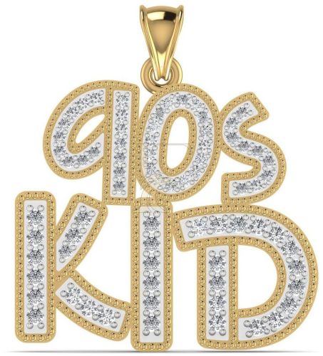 Elegant Design Natural Diamond Hip-Hop Pendant