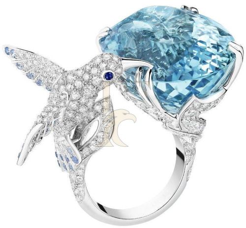 Hopi the Humming Bird Diamond Ring