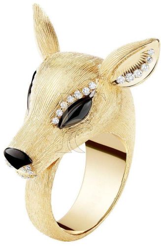 Hopi the Humming Bird Gold Ring