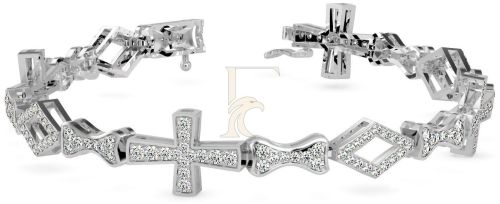 Modern Diamond Studded Bracelet