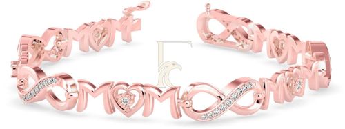 Pure Elegance Simple Design Diamond Bracelet