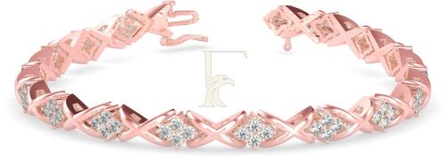 Round Elegant Infinity Design Diamonds Bracelet
