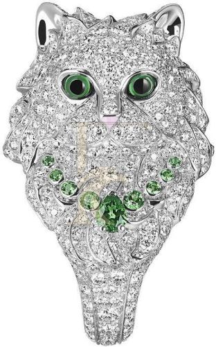 Wladimir Cat Design Diamond Ring