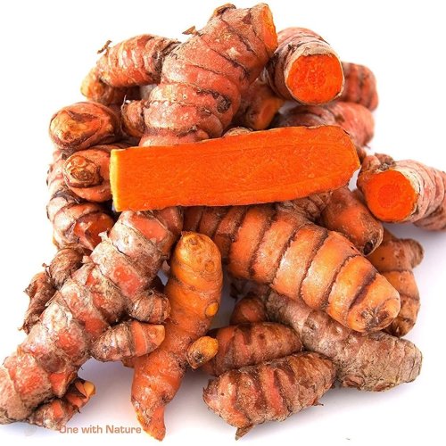 Raw Tumeric Finger