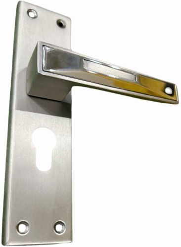 Zinc Mortice Door Handle Set
