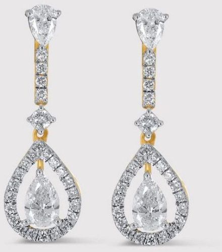 Diamond Drop Earrings
