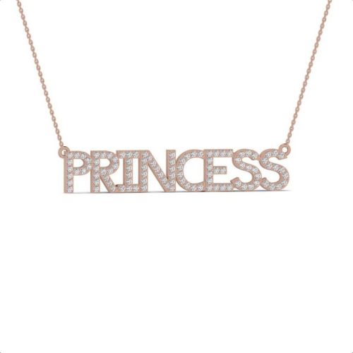Diamond Name Pendant